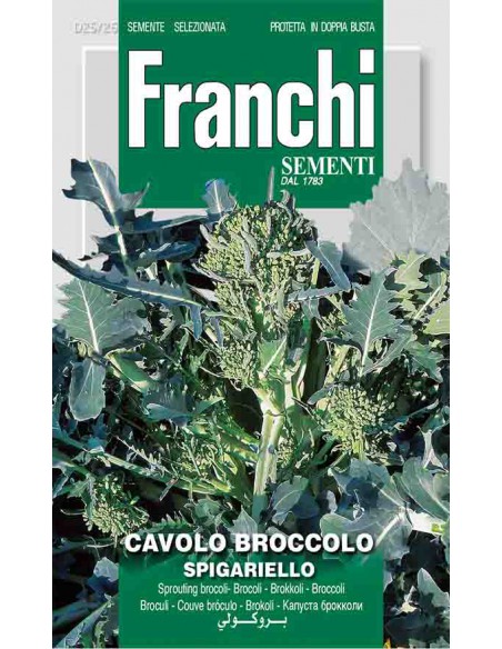 SEMI DI CAVOLO BROCCOLO SPIGARIELLO cimette tenere