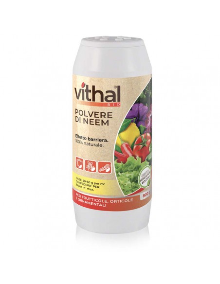 CONCIME VITHAL BIO POLVERE DI NEEM 800 GRAMMI