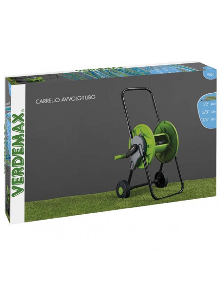CARRELLO AVVOLGITUBO CAPACITÀ 40 M TUBO DA 1/2''