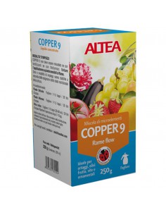 FUNGHICIDA COPPER 9 LIQUIDO CONCENTRATO A BASE DI RAME FLACONE 250 G