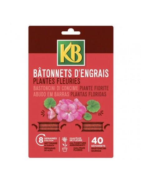 CONCIME IN BASTONCINI KB PER PIANTE FIORITE 40 PZ
