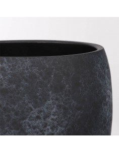 COPRIVASO CERAMICA LESTER BLACK STONE 28CM 2