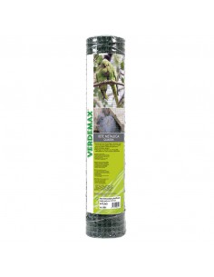 RETE QUADRA METALLICA PLASTIFICATA ROTOLO 1X5 ML