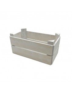 CASSETTINA DUE VASI NORRIS LEGNO colore bianco 2