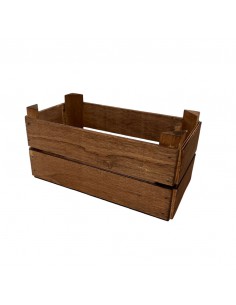 CASSETTINA DUE VASI NORRIS LEGNO COLORE MARRONE 2