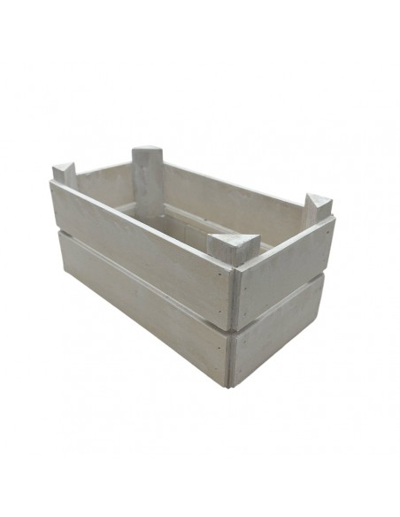 CASSETTINA DUE VASI NORRIS LEGNO colore grigio