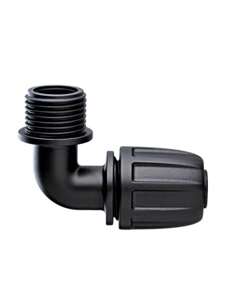 GOMITO PER TUBO 16 MM - FILETTO M. 1/2"