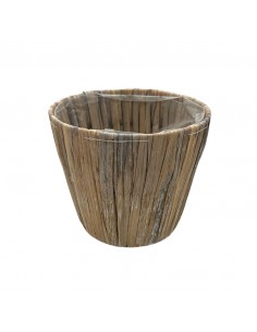 COPRIVASO COLORE MARRONE/GRIGIO-CASPO' GIACINTO 2