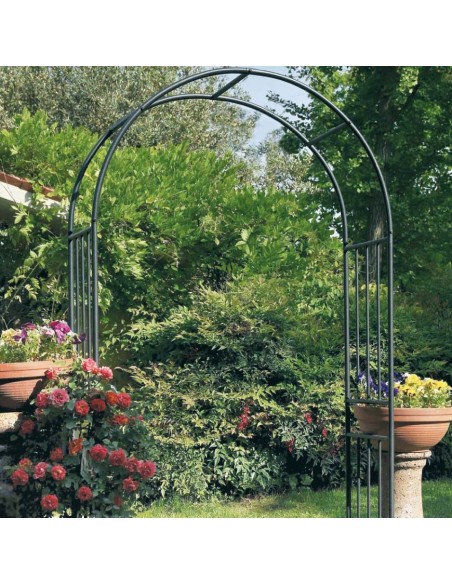 ARCO IN FERRO VERDE DA GIARDINO CM 120x40xH 219
