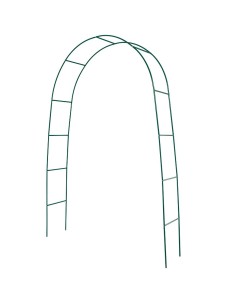 ARCO IN FERRO VERDE DA GIARDINO CM 130x37xH240