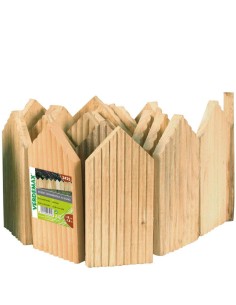 BORDO ORNAMENTALE NATURALE IN LEGNO VERDEMAX