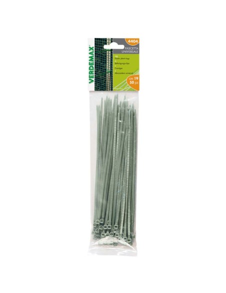 FASCETTA DENTELLATA UNIVERSALE 50 PEZZI - GRIGIA
