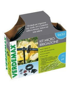 KIT MICROIRRIGAZIONE FINO A 5 VASI - VERDEMAX