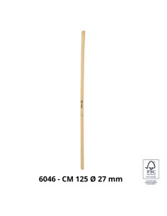 MANICO IN LEGNO CERTIFICATO PER ZAPPE LUNGH.125