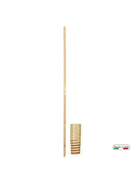 MANICO IN LEGNO CON FILETTO LUNGHEZZA 130 CM