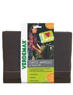 ORTO APPESO 4 TASCHE PER PIANTE E FIORI BALCONE