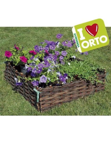 ORTO IN SALICE PER BALCONE, TERRAZZA 80x80xh20 CM