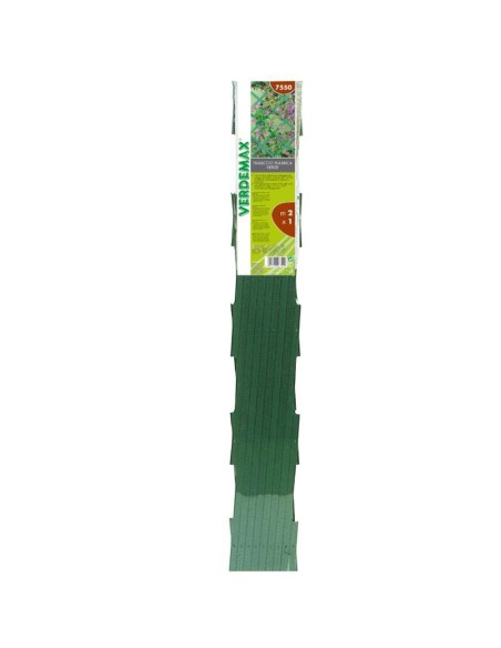 TRALICCIO ESTENDIBILE IN PVC VERDE 2 X 1 CM