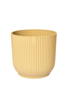 VASO ELHO ROTONDO MODERNO -  GIALLO BURRO 2