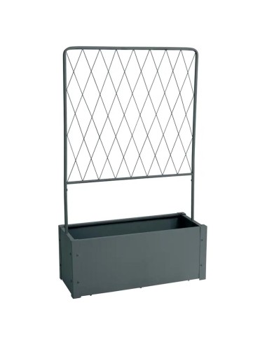 Fioriera Bifacciale Metallo Antracite 75x30x126 | Verdemax