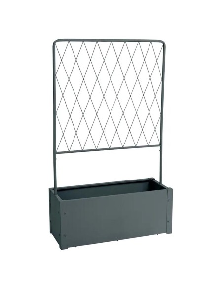 Fioriera Bifacciale Metallo Antracite 75x30x126 | Verdemax
