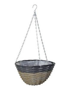 VASO BASKET BICOLOR CON SUPPORTO DIAMETRO 30 CM