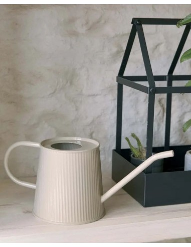 INNAFFIATOIO IN ZINCO 1 LITRO A RIGHE - TORTORA