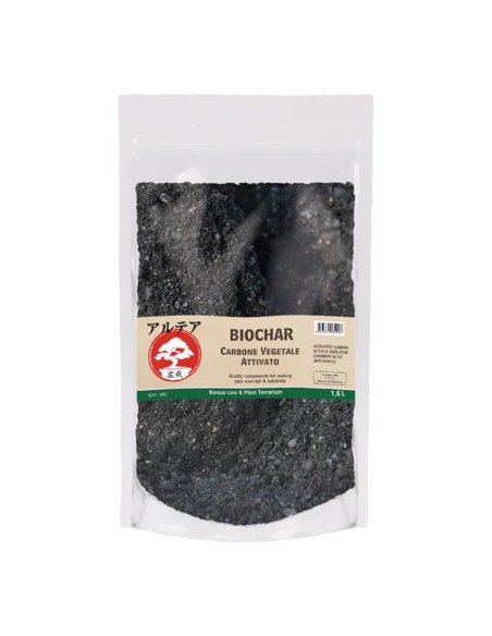 CARBONE ATTIVO BIOCHAR 0-5 MM SACCHETTO 1,6 Litri